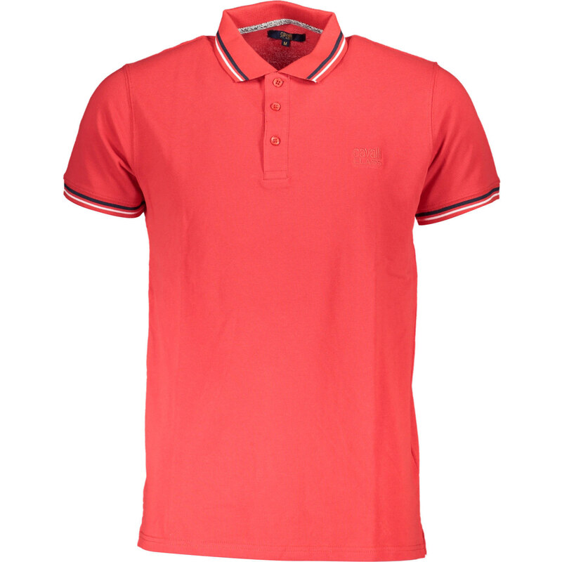 Červené pánske polo tričko CAVALLI CLASS 64704950