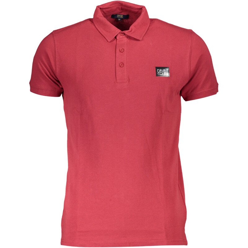 CAVALLI CLASS červené polo tričko 64709789