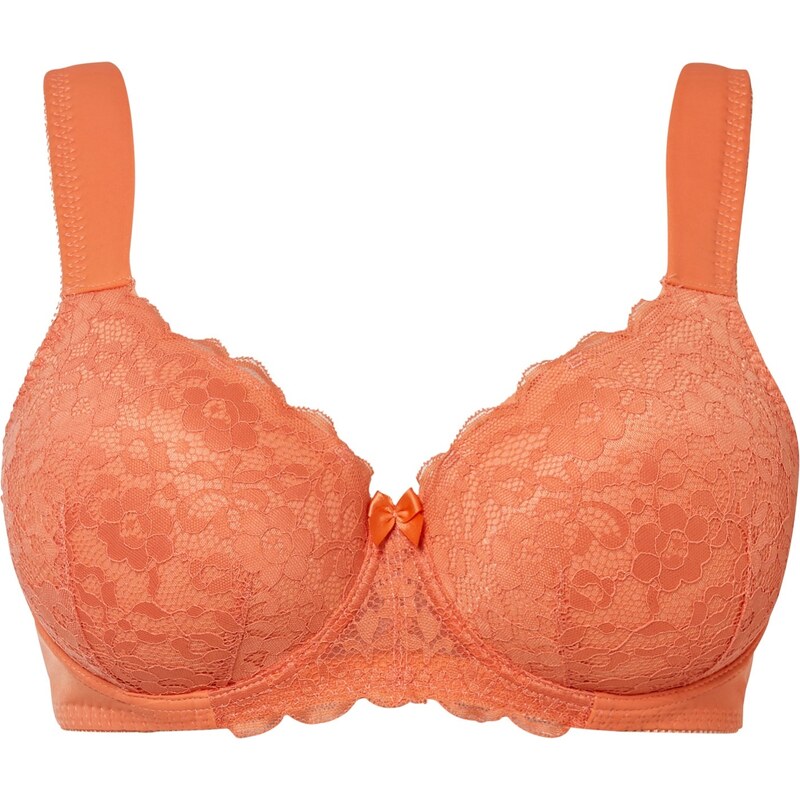 bonprix Vystužená podprsenka s vystuženými ramienkami, farba oranžová 65669431