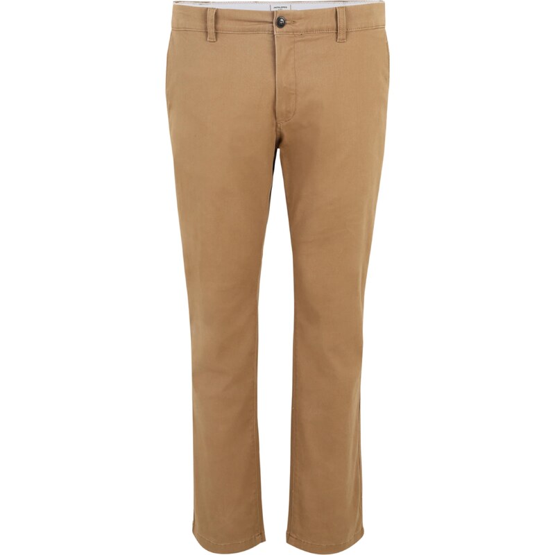 Jack & Jones Plus Chino nohavice JPSTMarco JJDave hnedá 44380499