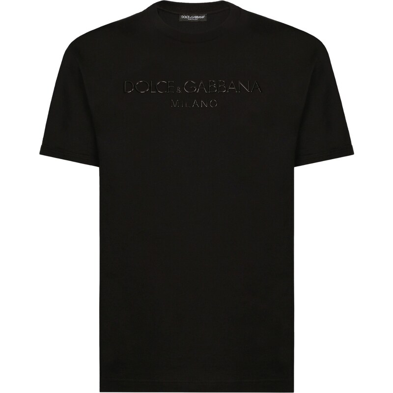DOLCE & GABBANA Detail Black tričko
