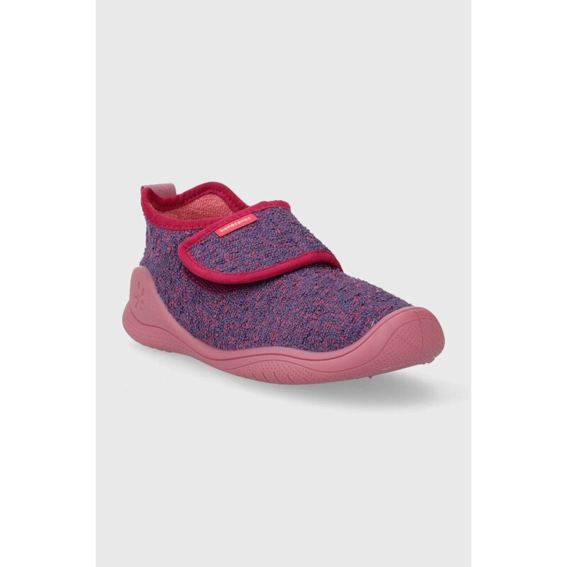Detské papuče Biomecanics fialová farba