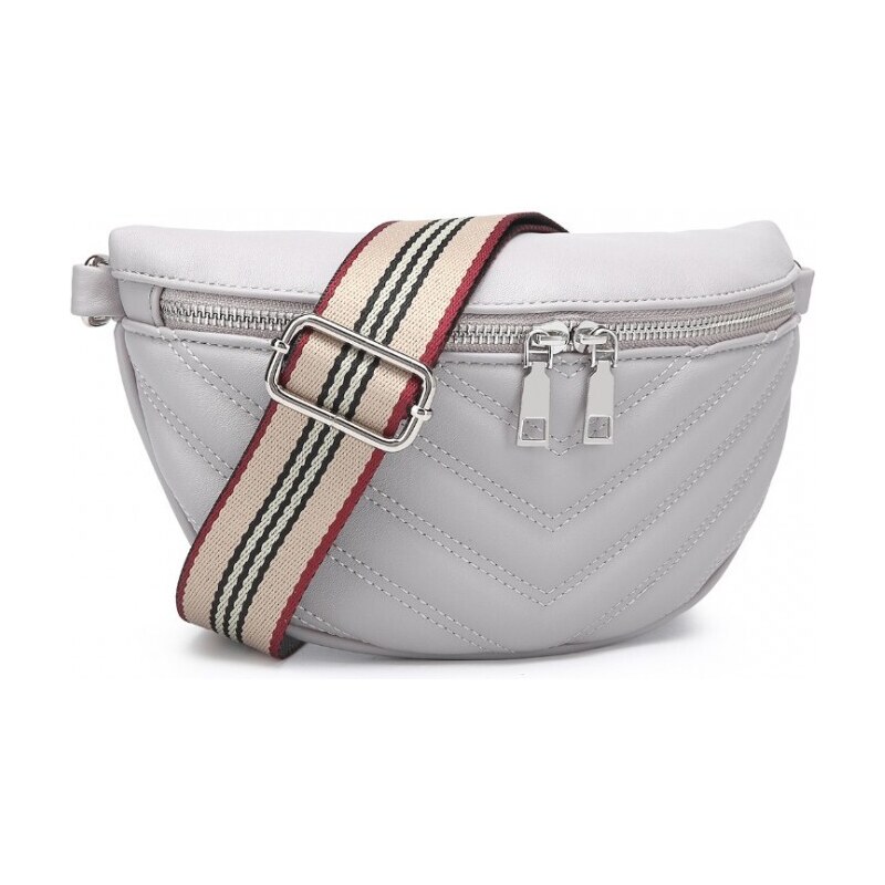 KONO Ladvinka - Miss Lulu s nastaviteľným popruhom, šedá 46833327