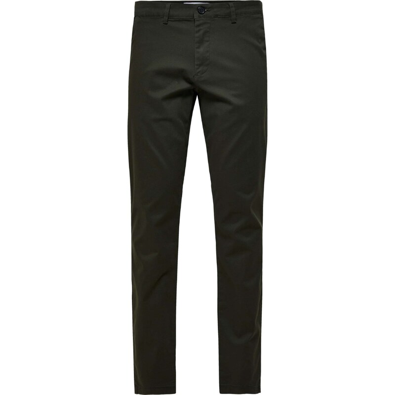 SELECTED Chino nohavice New Miles jedľová 46803513