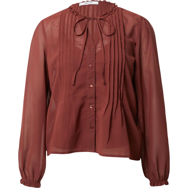 ABOUT YOU Blúzka Agathe tmavočervená 54253931