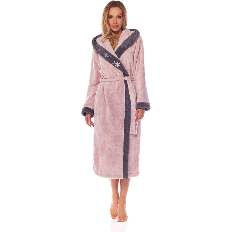 Dlhý dámsky župan L&L 9145 Hft M-2XL 35657750