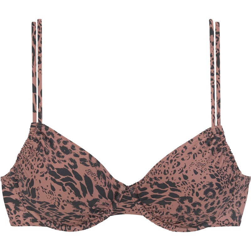 LASCANA Bikinový top hnedá / čierna 54247440