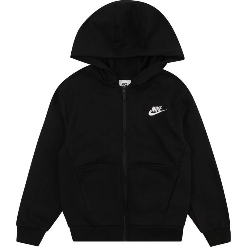 Nike Sportswear Tepláková bunda čierna / biela 45502750