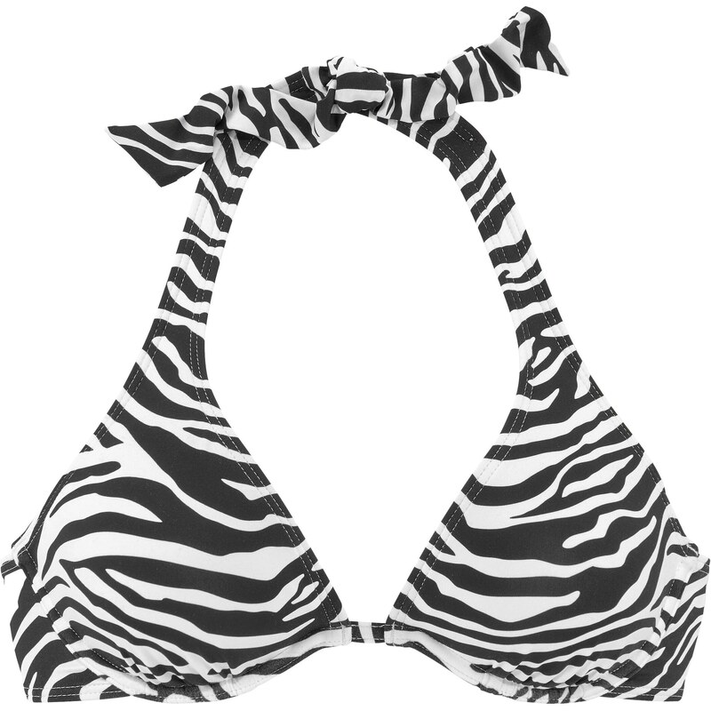 VENICE BEACH Bikinový top Fjella čierna / biela 54247386