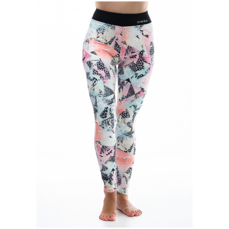 Dámske farebné legíny Amsterdam A6102 multicolor - Litex 35658423