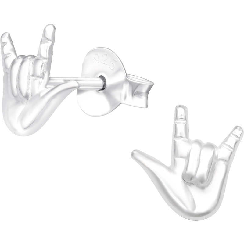 Olivie Strieborné náušnice ROCKER 7560 44444822