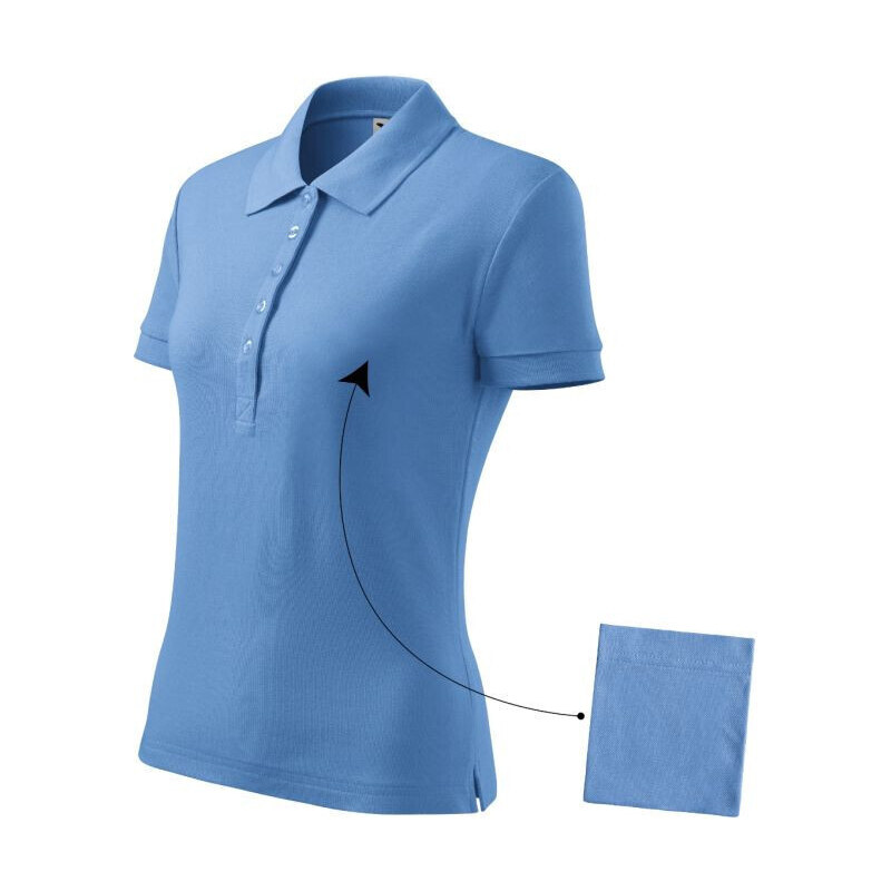 Polokošeľa Malfini Cotton W MLI-21315 modrá 44507443