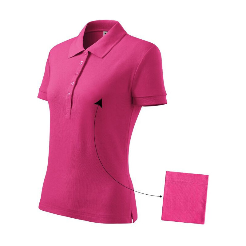 Polokošeľa Malfini Cotton W MLI-21340 fialová červená 44507445