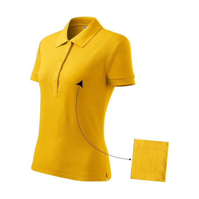 Polokošeľa Malfini Cotton W MLI-21304 žltá 44507438