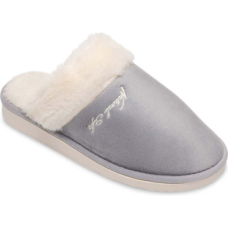 Dámske papuče Natural Style NS080 sivé 47339319
