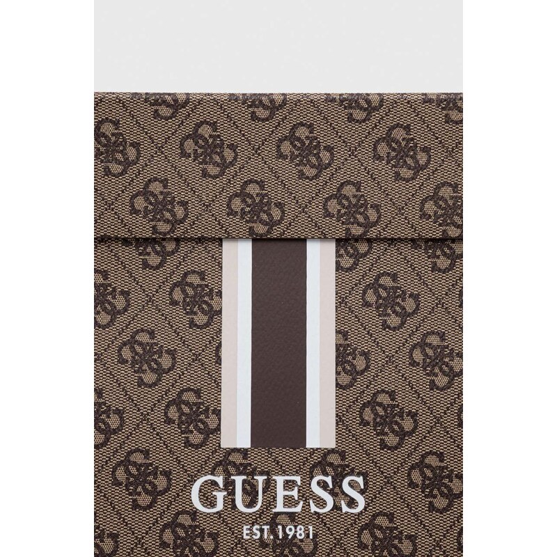 Obal na notebook Guess Sleeve 14" hnedá farba