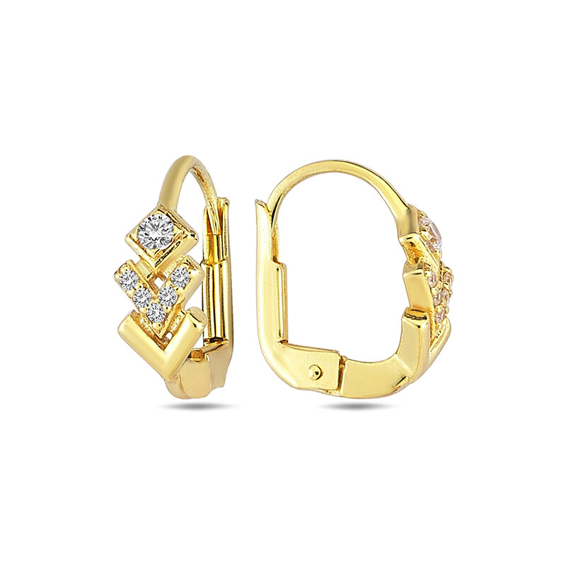 Lillian Vassago Originálne zlaté náušnice so zirkónmi LLV98-GER039 49455270