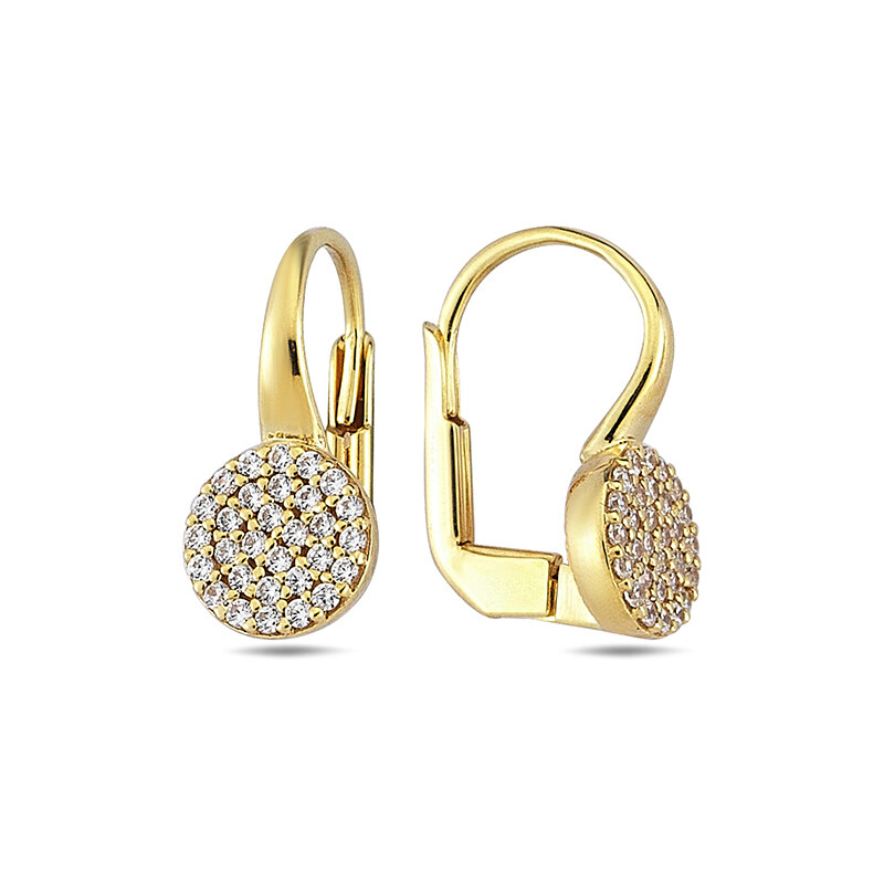Lillian Vassago Žiarivé zlaté náušnice so zirkónmi LLV98-GER042 46723928