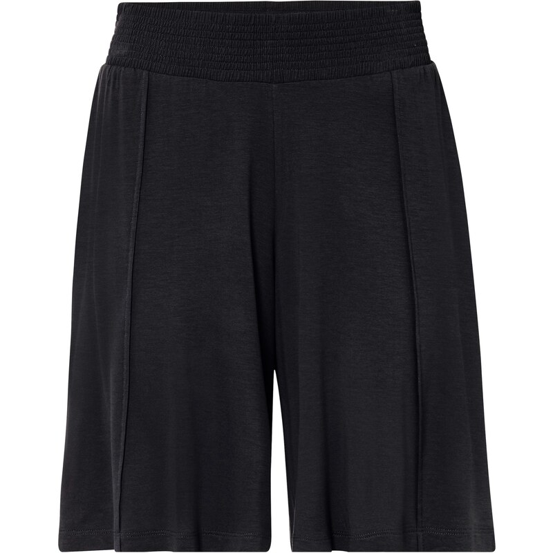 bonprix Džersejové bermudy s pohodlným pásom, farba čierna 44845724