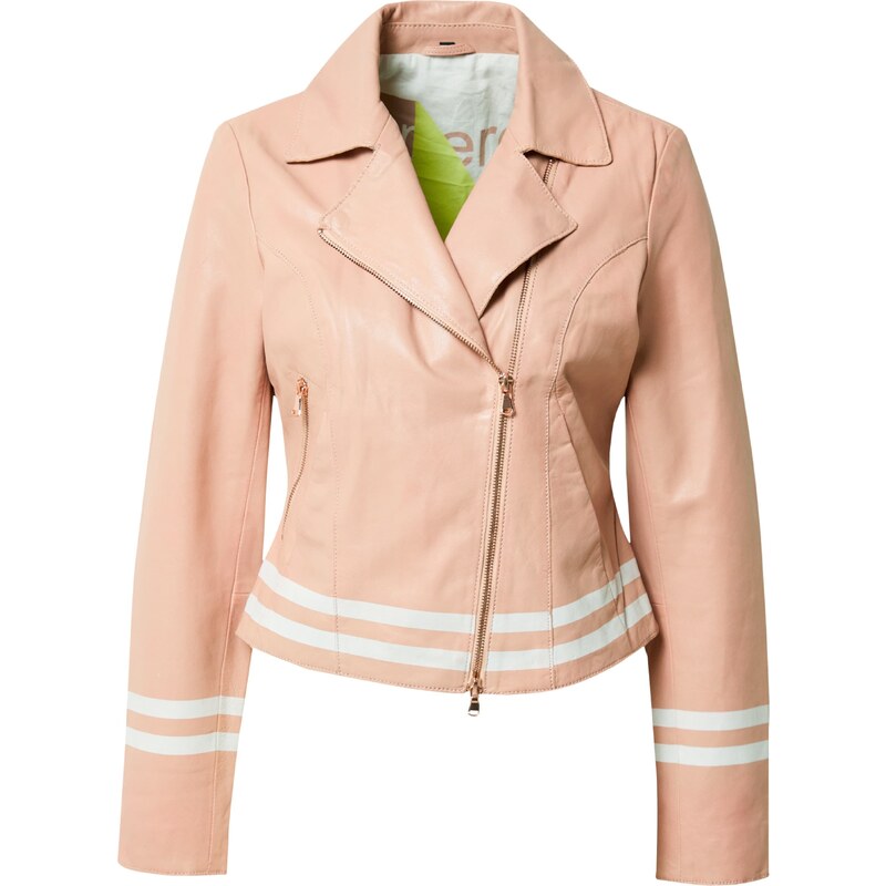 FREAKY NATION Prechodná bunda Look Bright púdrová / biela 54243249