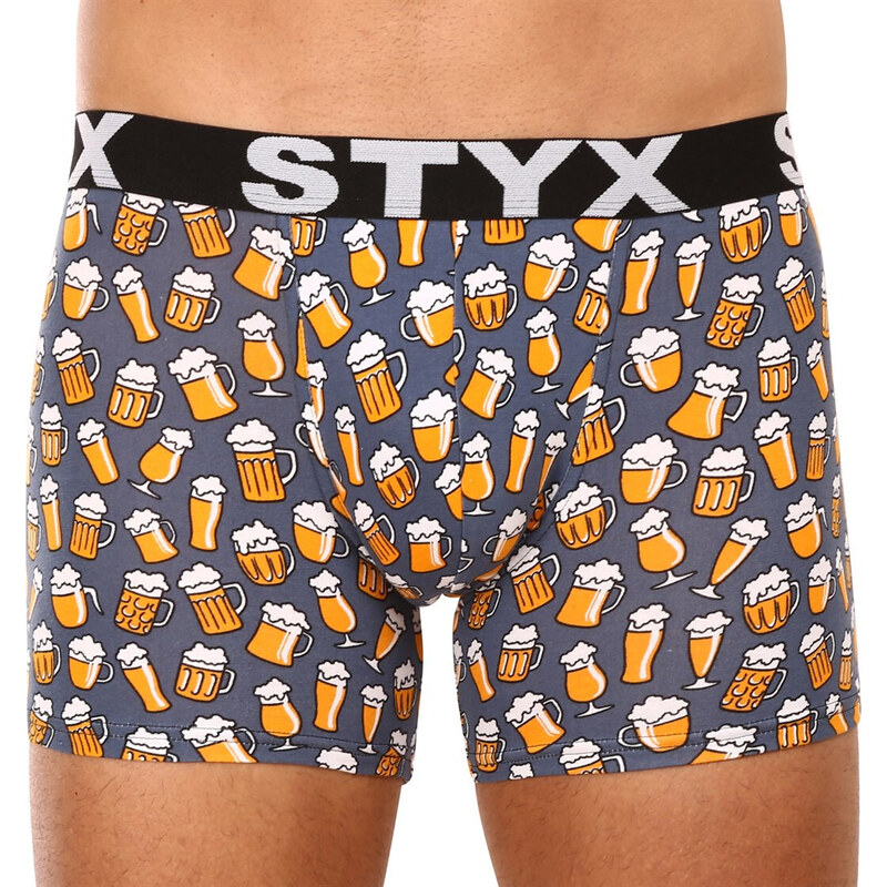 Pánske boxerky Styx long art športová guma pivo (U1357) 44479825