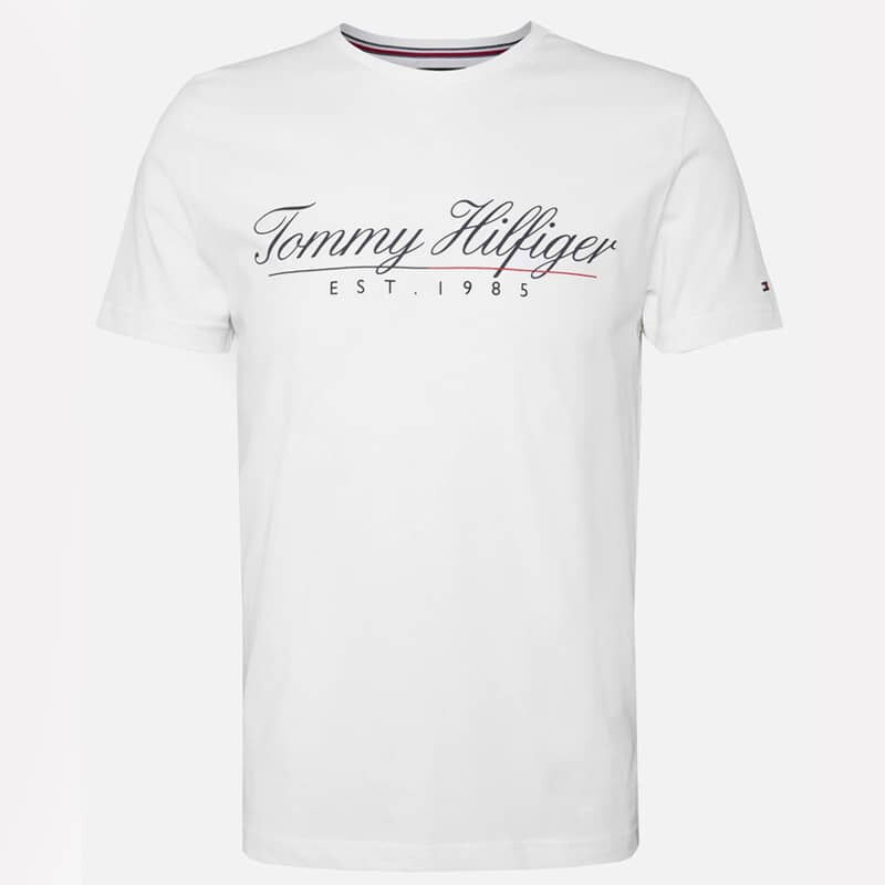 Pánské bílé triko Tommy Hilfiger 22165 44747560