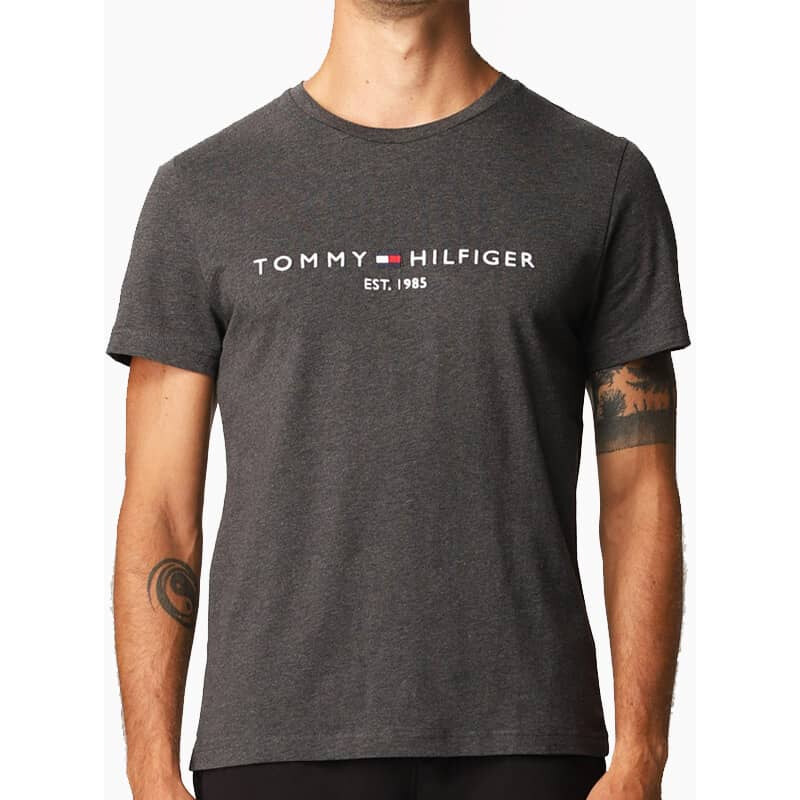 Pánské tmavě šedé triko Tommy Hilfiger 22398 44747570