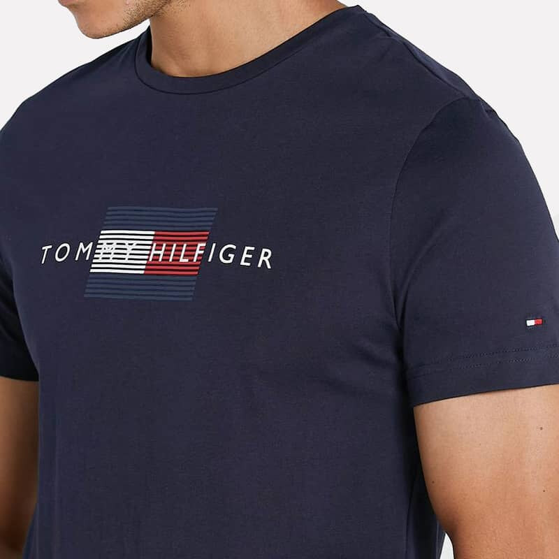 Pánské modré triko Tommy Hilfiger 22399