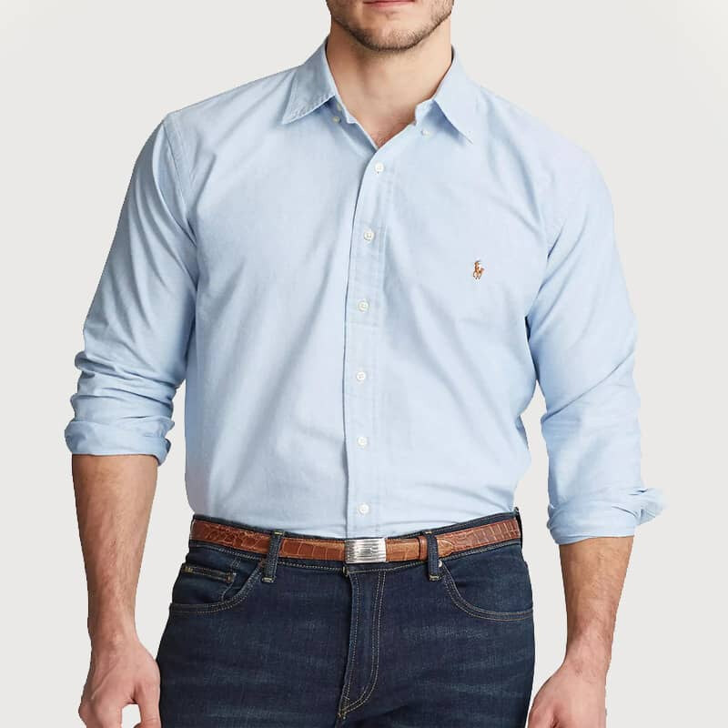 Modrá košile Ralph Lauren 22216 60140806