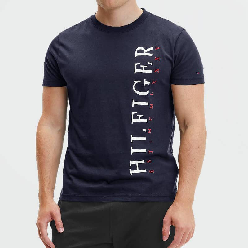 Pánské modré triko Tommy Hilfiger 24475 44747601