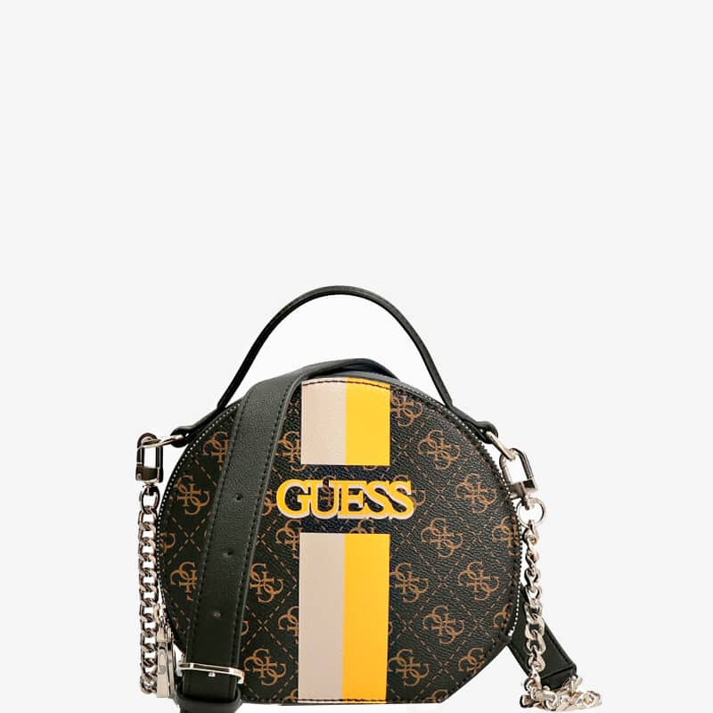 Hnědá kabelka Guess Vikky 23297 44747588