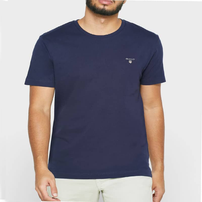 Pánské modré triko Gant 25141 44747605