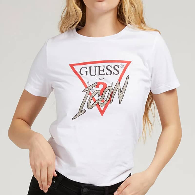 Dámské bílé triko Guess 25951 44747634