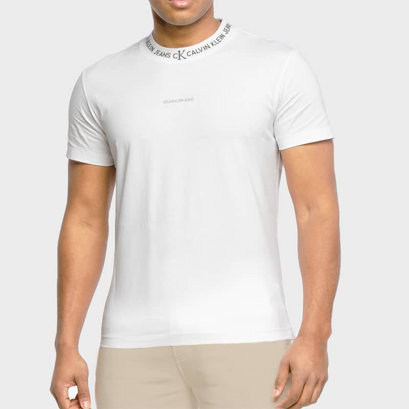 Pánské bílé triko Calvin Klein 25942 44747625