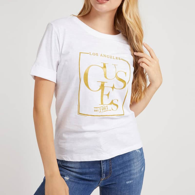 Dámské bílé triko Guess 22s25944 44747627