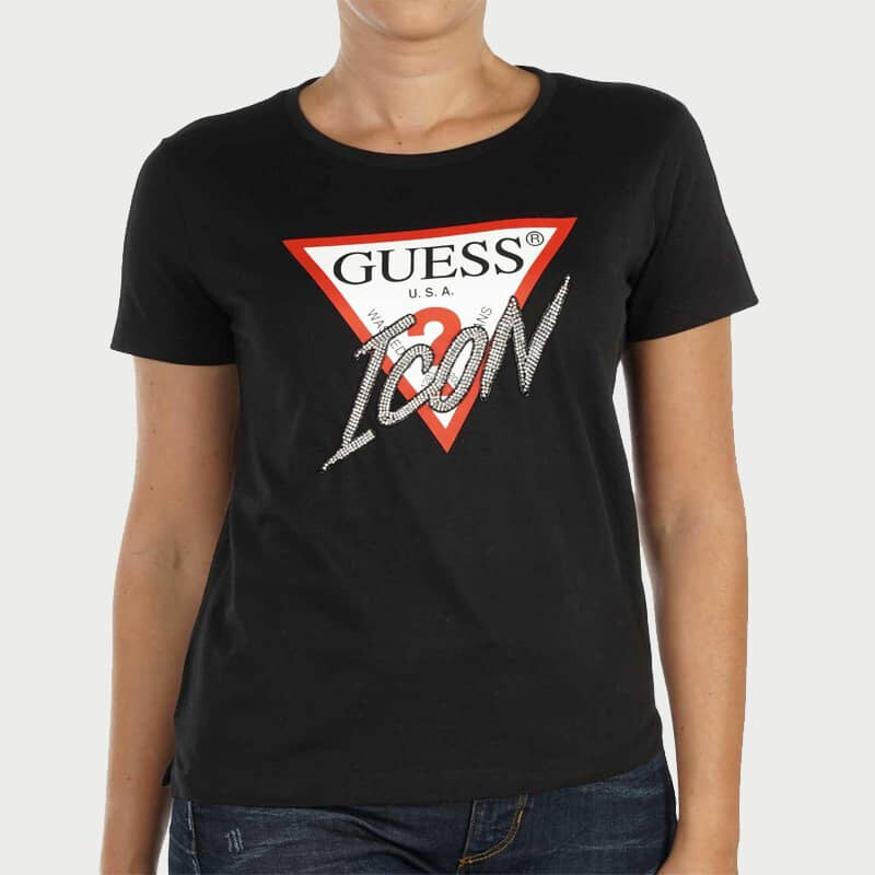 Dámské černé triko Guess 25952 44747635
