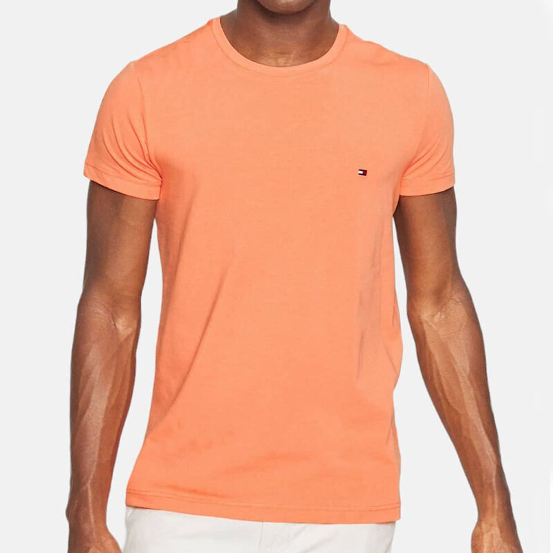 Pánské oranžové triko Tommy Hilfiger 53773 44747723