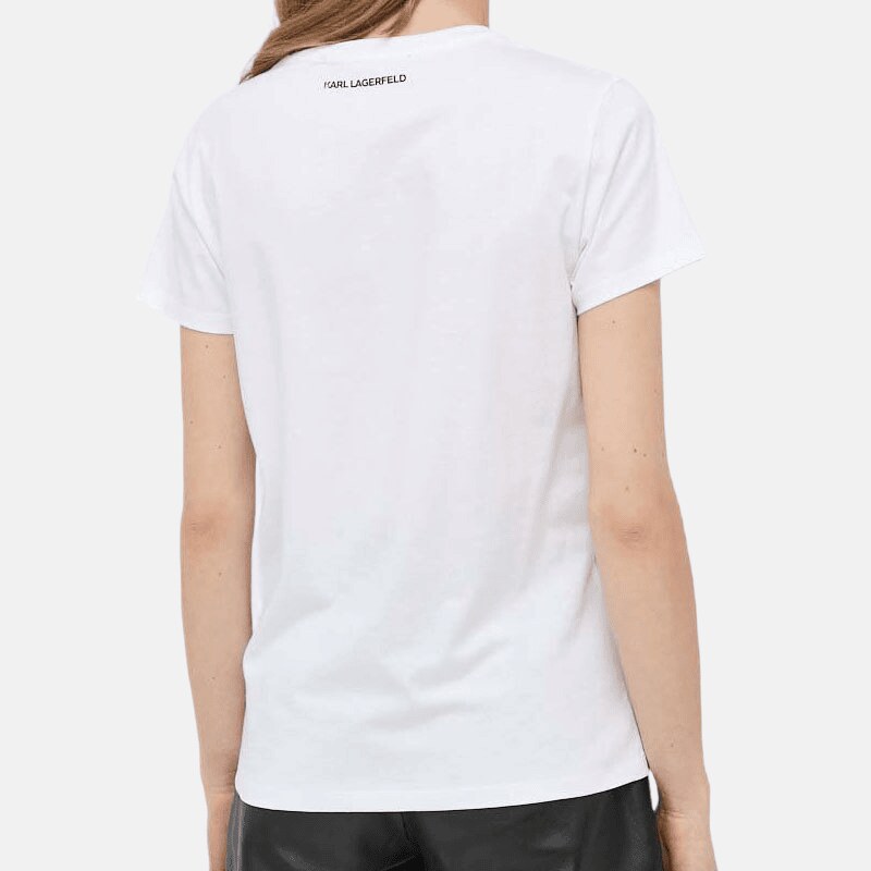 Dámské bílé triko Karl Lagerfeld 55433
