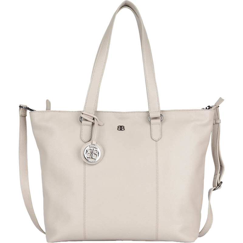 Dámska kožená kabelka Bellicci Tinna - béžová 44494053
