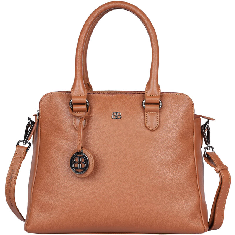 Dámska kožená kabelka Bellicci Kamila - koňak 44494056