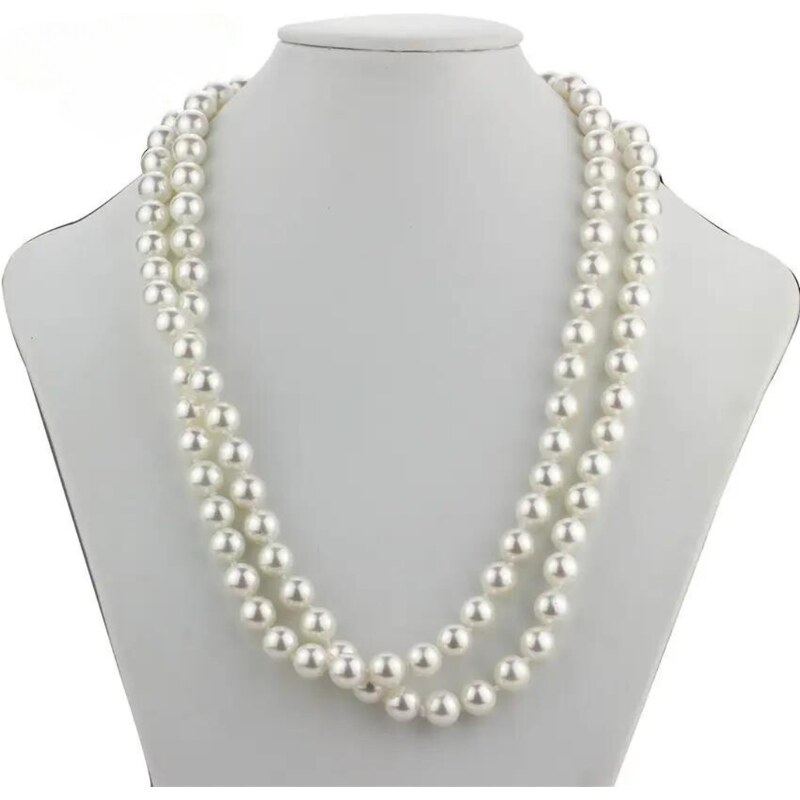 OLIVIE Perlový 90 cm dlhý náhrdelník 7597