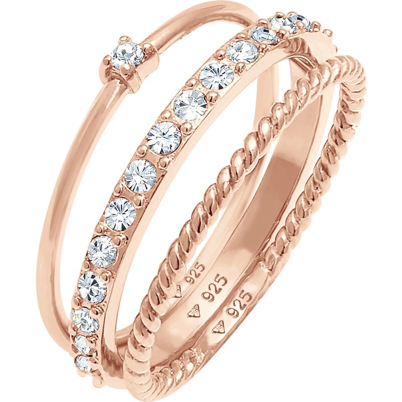 ELLI Prsteň ružové zlato 54225027