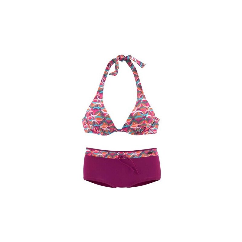 E-shop Bikiny Venice Beach, bordovo-farebné D-Cup