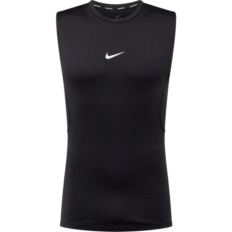 NIKE Funkčné tričko čierna / biela 67772341