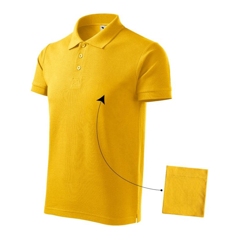 Bavlnená polokošeľa Malfini M MLI-21204 žltá 44533464