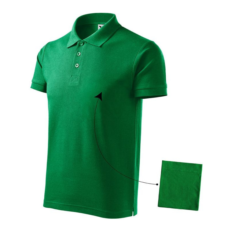 Polokošeľa Malfini Cotton M MLI-21216 trávovo zelená 44533470