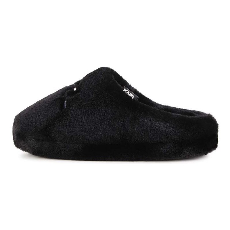 Detské papuče Karl Lagerfeld čierna farba