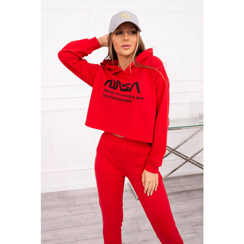 K-Fashion Tlačená sada červená 44560097