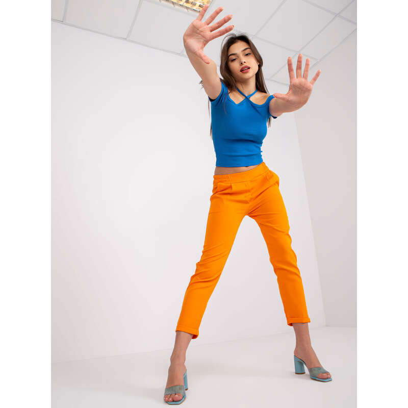 Dámske nohavice DHJ SP 2536.69 Oranžová - FPrice 49760303