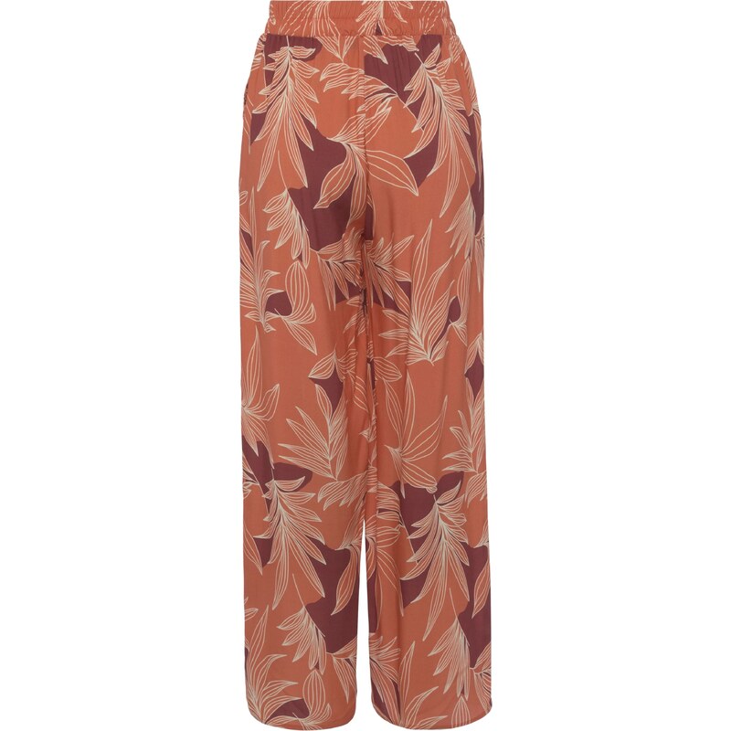 LASCANA Nohavice béžová / červená 54251243